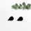 Miniaturbild: Earrings - Drops -Black