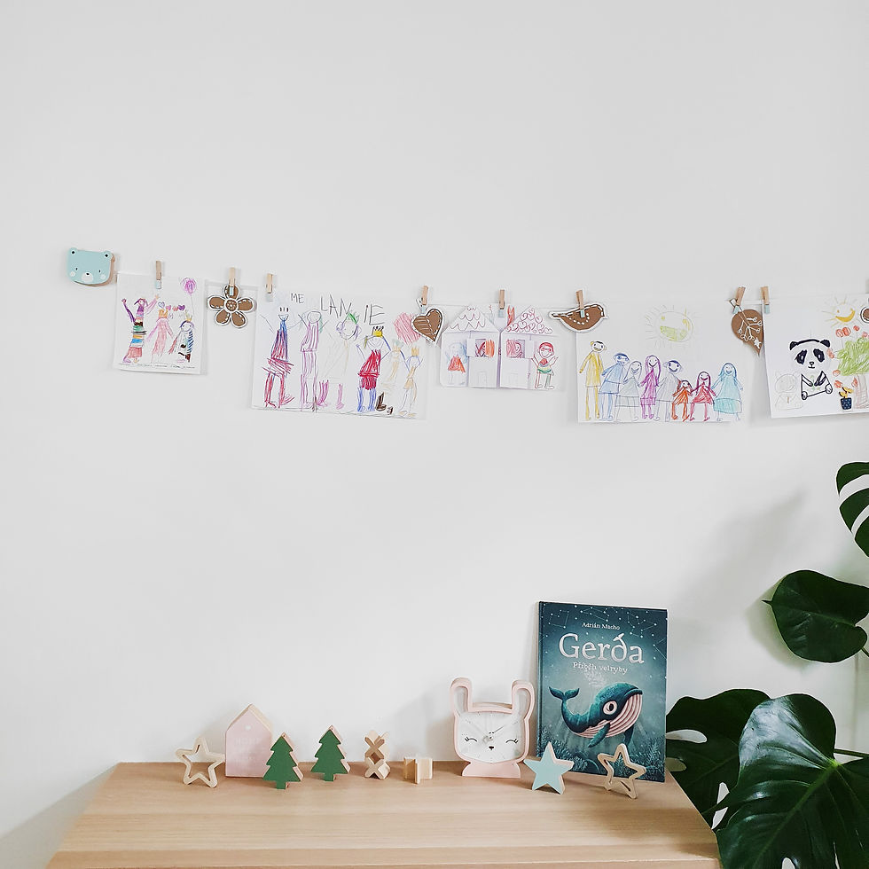 Miniatura: ❤️ KIDS ART DISPLAY - FOX + FOX (orange)