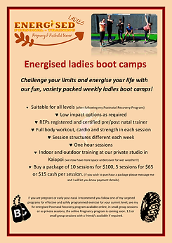 Energised ladies boot camps poster.png
