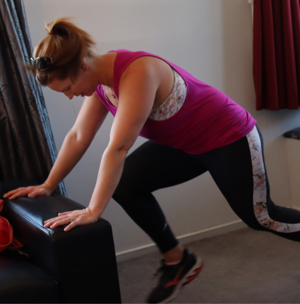 ladies performing mountain climbers