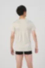 半袖インナー メンズ用 ベージュ