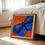 Thumbnail: lue butterfly Soar Through Fear art print in the bedroom