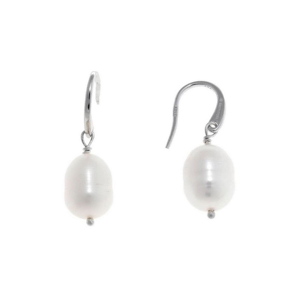 Pendientes Hippy de Plata con Perla Cultivada