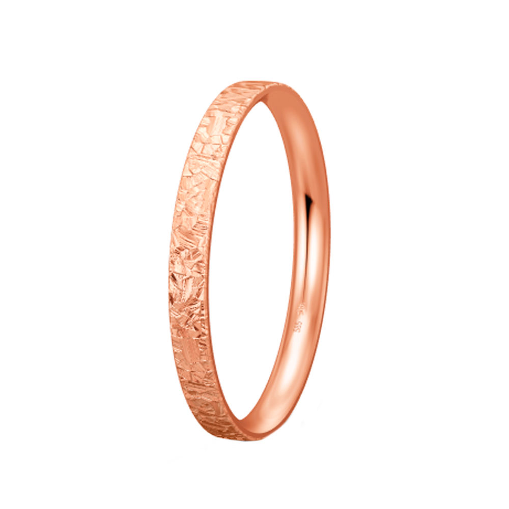 Alianza Oro Rosa Mate Cristal Saint Maurice