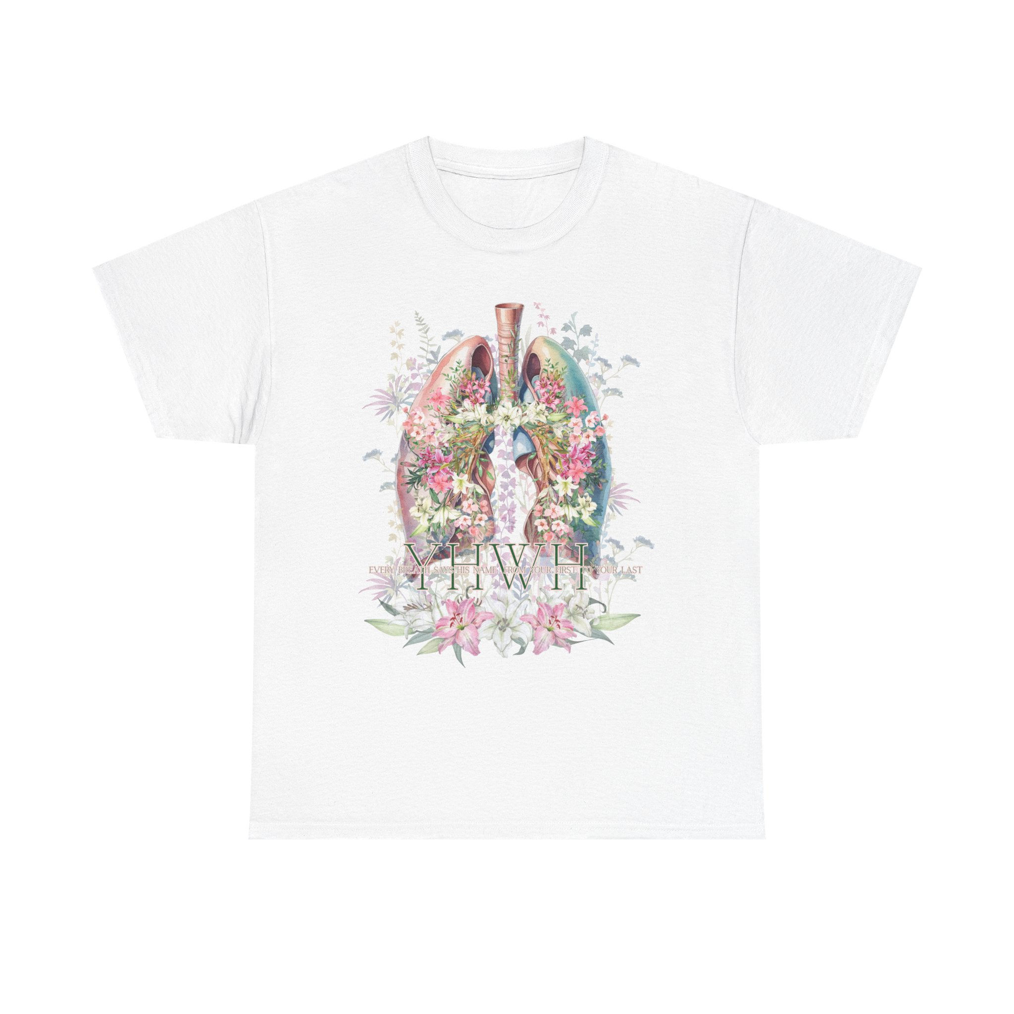  Christian Unisex Tee - YHWH Every Breath You Take Design