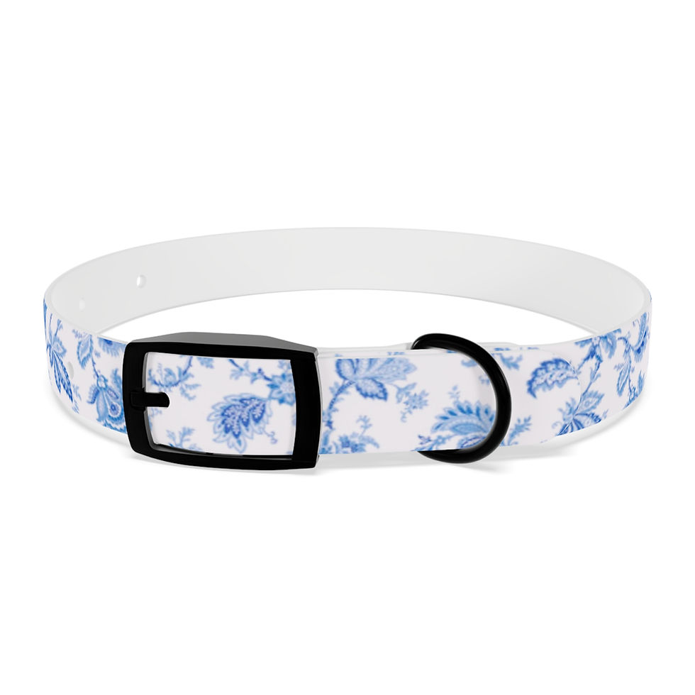 Thumbnail: Elegant Floral Dog Collar - Chic Style for Fashionable Pets