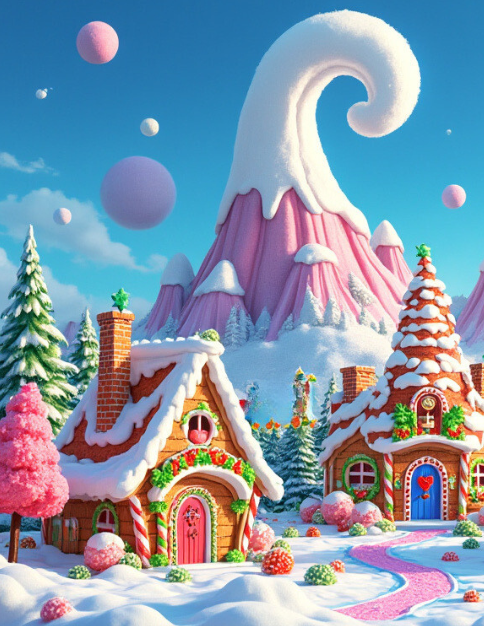 Grinch/Whoville- inspired planner covers  (digital download) christmas planner c