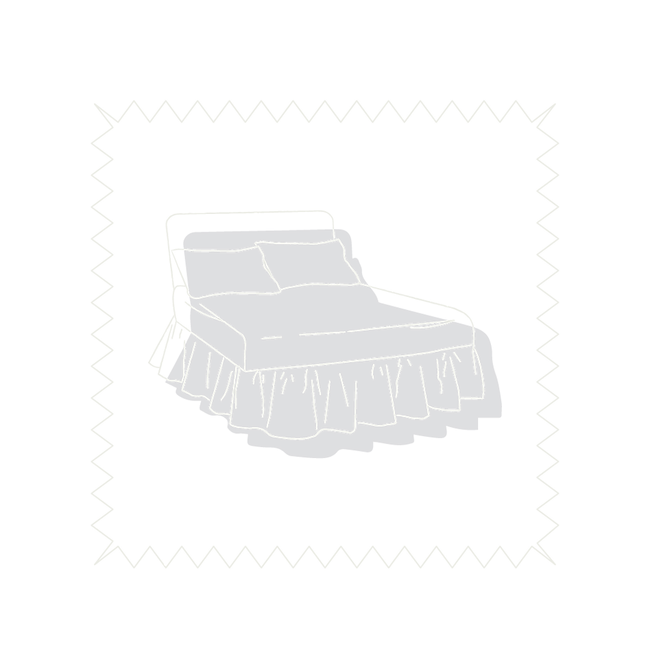 Swatch with bed with valance icon