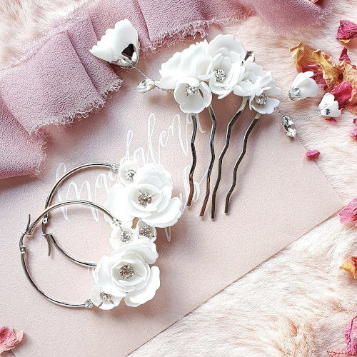 Miniatiūra: ARIS Bridal Silver Earrings