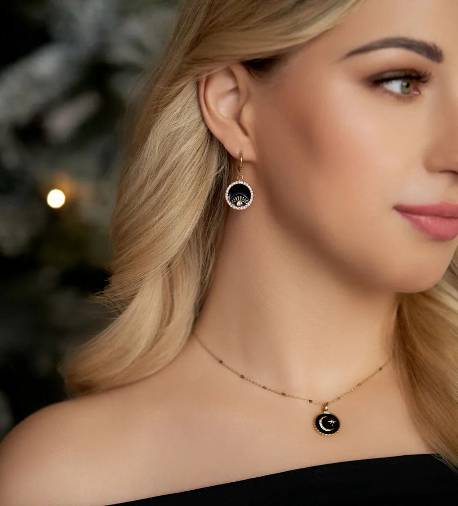 Миниатюра: LOOK Black Earrings