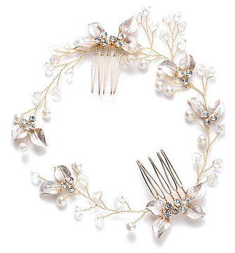BLUEBELL Gold Bridal Hair Comb A.jpg