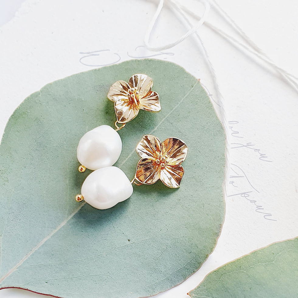 Miniatura: YORIS Natural Pearl Earrings