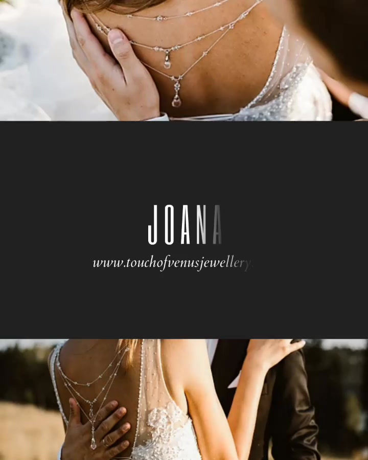 Indexkép: JOANA Crystal Drop Cascading Swarovski Back Necklace