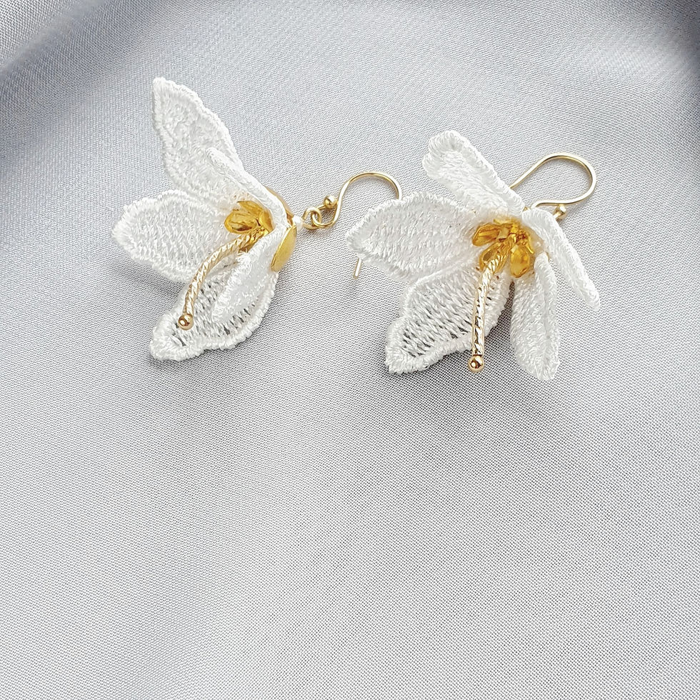 Thumbnail: ROMA Short Flow Earrings 3D