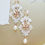 Miniaturebillede: VENA Lace Coconut & Champagne Earrings