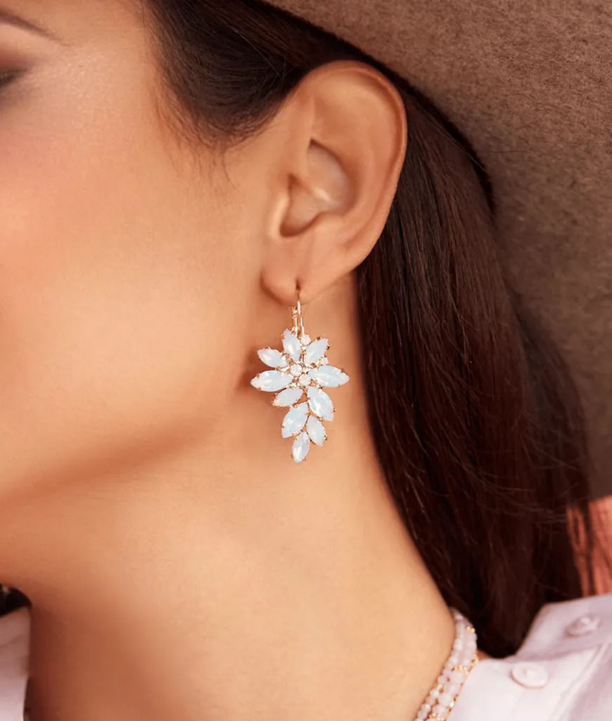 Thumbnail: MILLA Crystal Gold Earrings