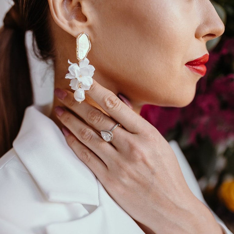 Miniatura: ELOE Mother of Pearl Earrings