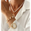 Miniatura: CLASSIC Freshwater Pearl Golden Brooch