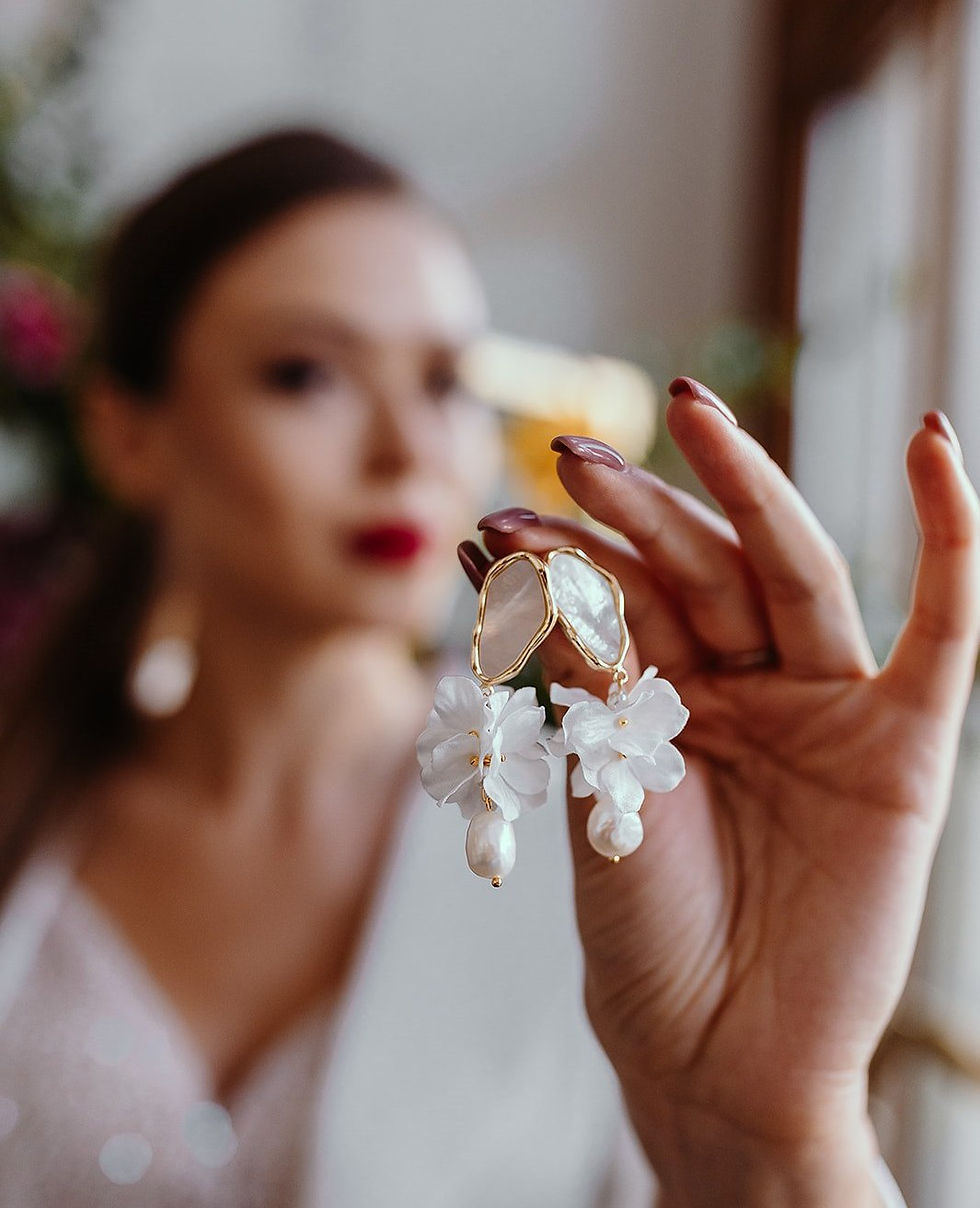 Miniatura: ELOE Mother of Pearl Earrings