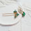 Thumbnail: EMERALD Crystal Hair-pin
