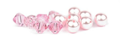 Thumbnail: GRETA White and Crystal 4.5cm Swarovski Earrings