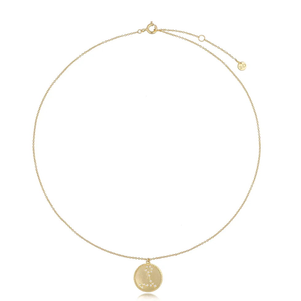 Thumbnail: Pisces Zodiac Constellation Necklace