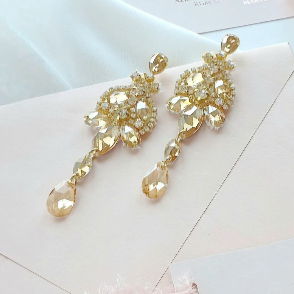 섬네일: DANGLE Crystal Earrings