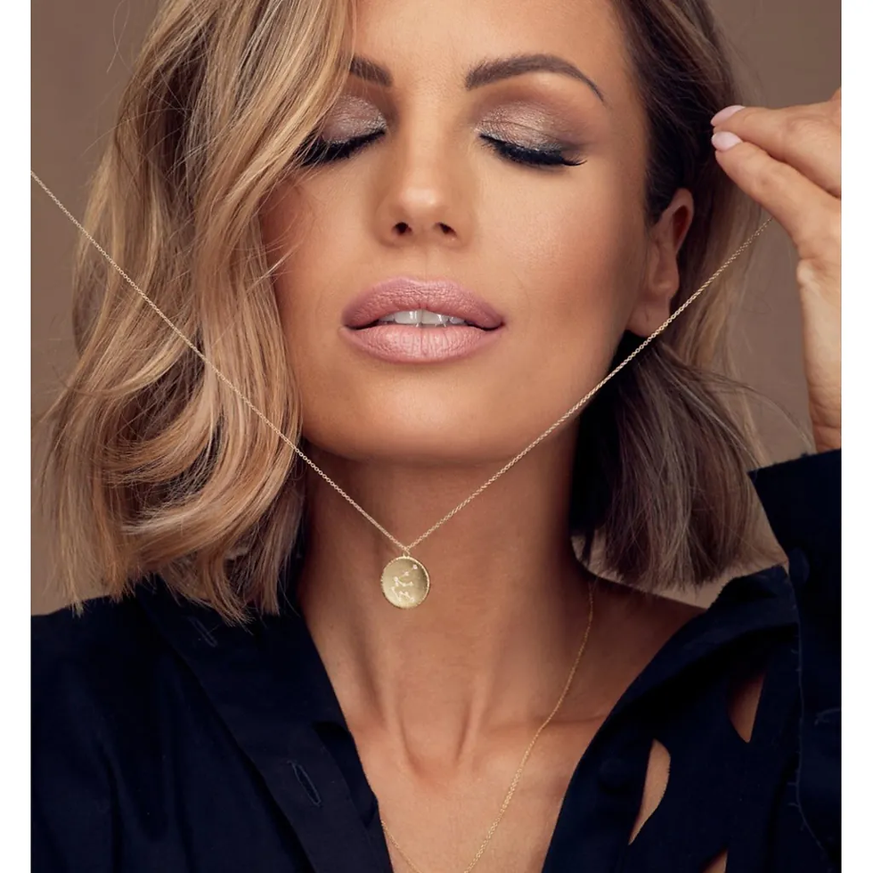 Thumbnail: Taurus Zodiac Constellation Necklace