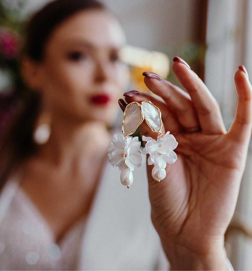 Miniatura: ELOE Mother of Pearl Earrings
