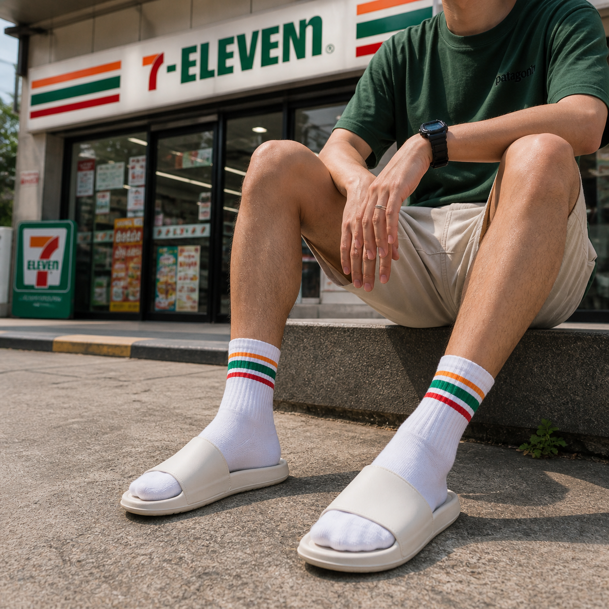 Chaussettes 7-Eleven Thaïlande