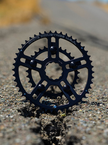 パーツ WHITE INDUSTRIES VBC OUTER CHAINRING 50T White Industries Variable Bolt Circle (VBC) Double Chainring