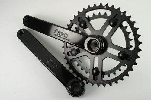 white industries ENO crank 165㎜　ブラック WHITE INDUSTRIES* eno single speed crank arm (black) - BLUE