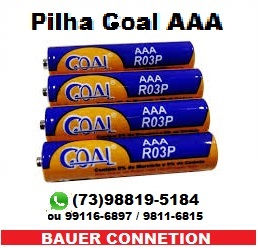 Pilhas AAA Palito