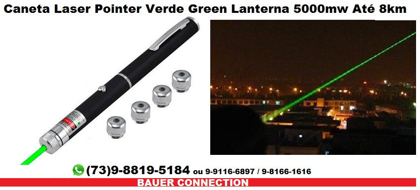 Caneta Laser Pointer Verde