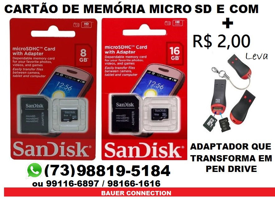 Cartão Memória Micro Sd
