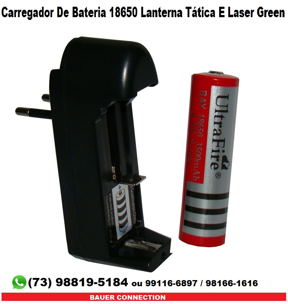 Carregador De Bateria Lanterna Tátic