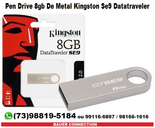 Pen Drive 8gb De Metal