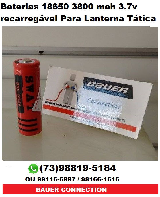 Baterias 18650 3800 mah 3.7v recarr