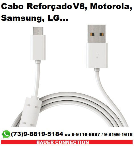 Cabo Usb V8 c/ Filtro 1.5m Speed