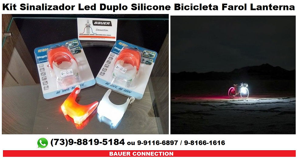 Sinalizadores de Silicone Led Pisca