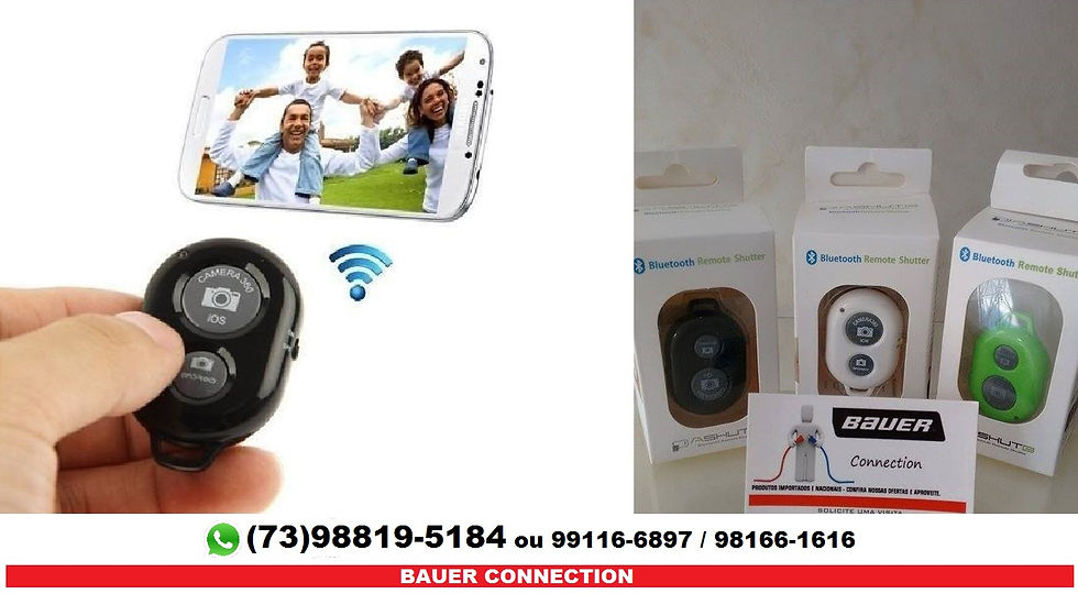 Controle Remoto Bluetooth Selfie