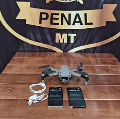 Drone abatido na Penitenciária Major PM Eldo de Sá Correia
