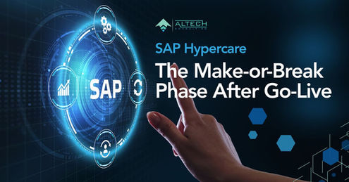 SAP Hypercare: The Make-or-Break Phase After Go-Live