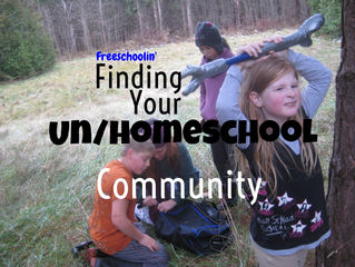 Finding Your Un/Homeschool Community