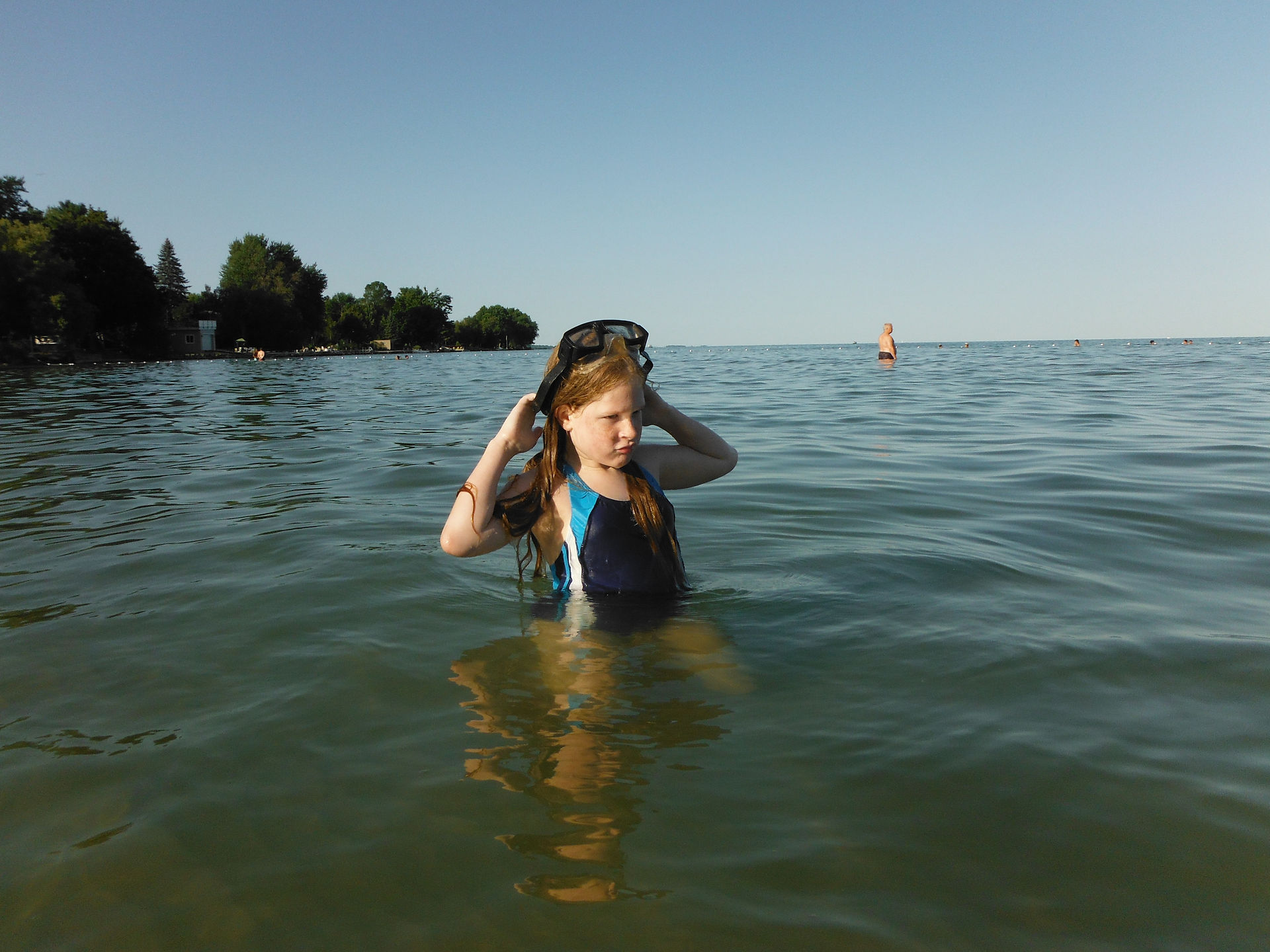 Getting ready to dive!