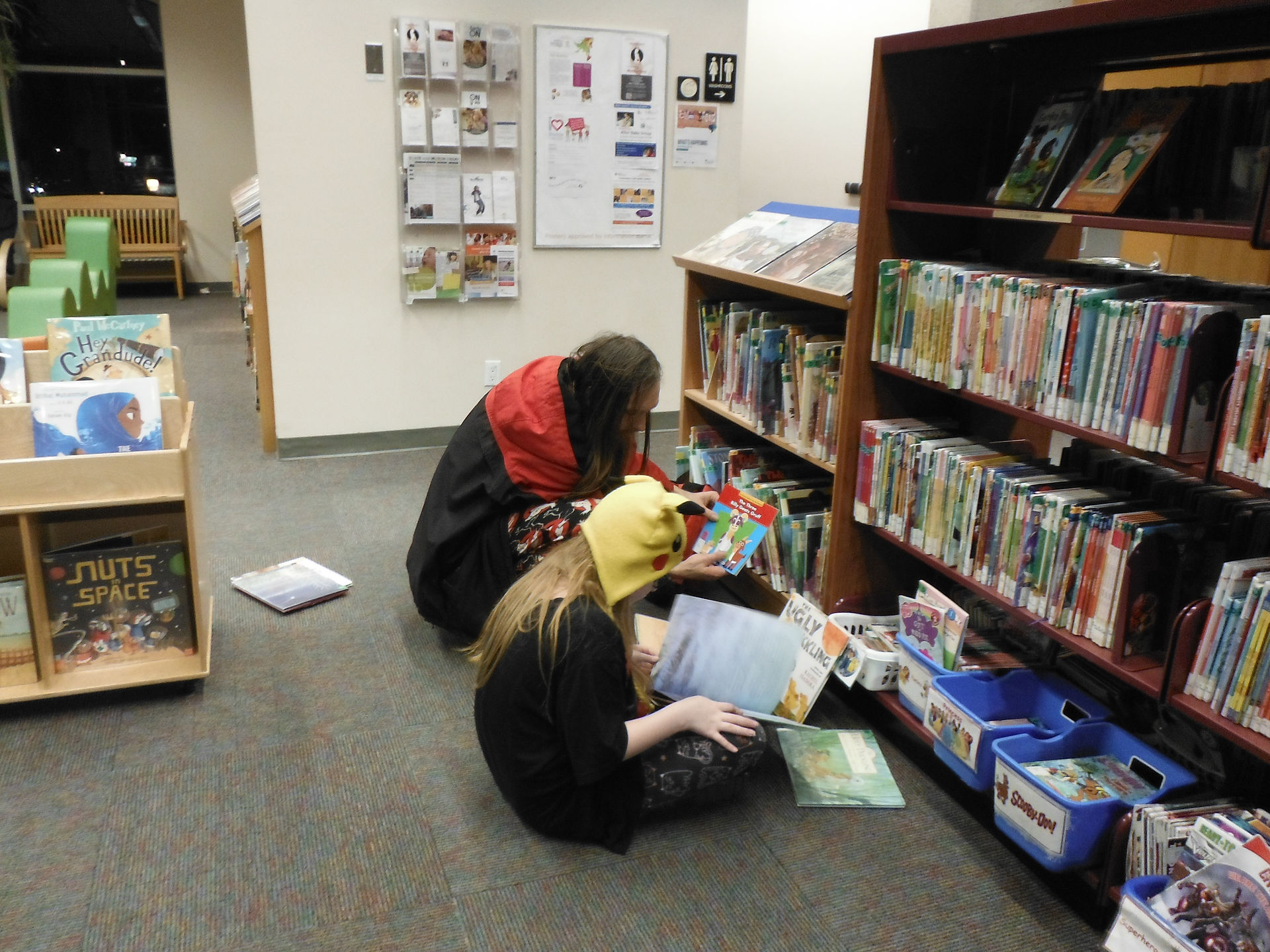 Grabbing some books
