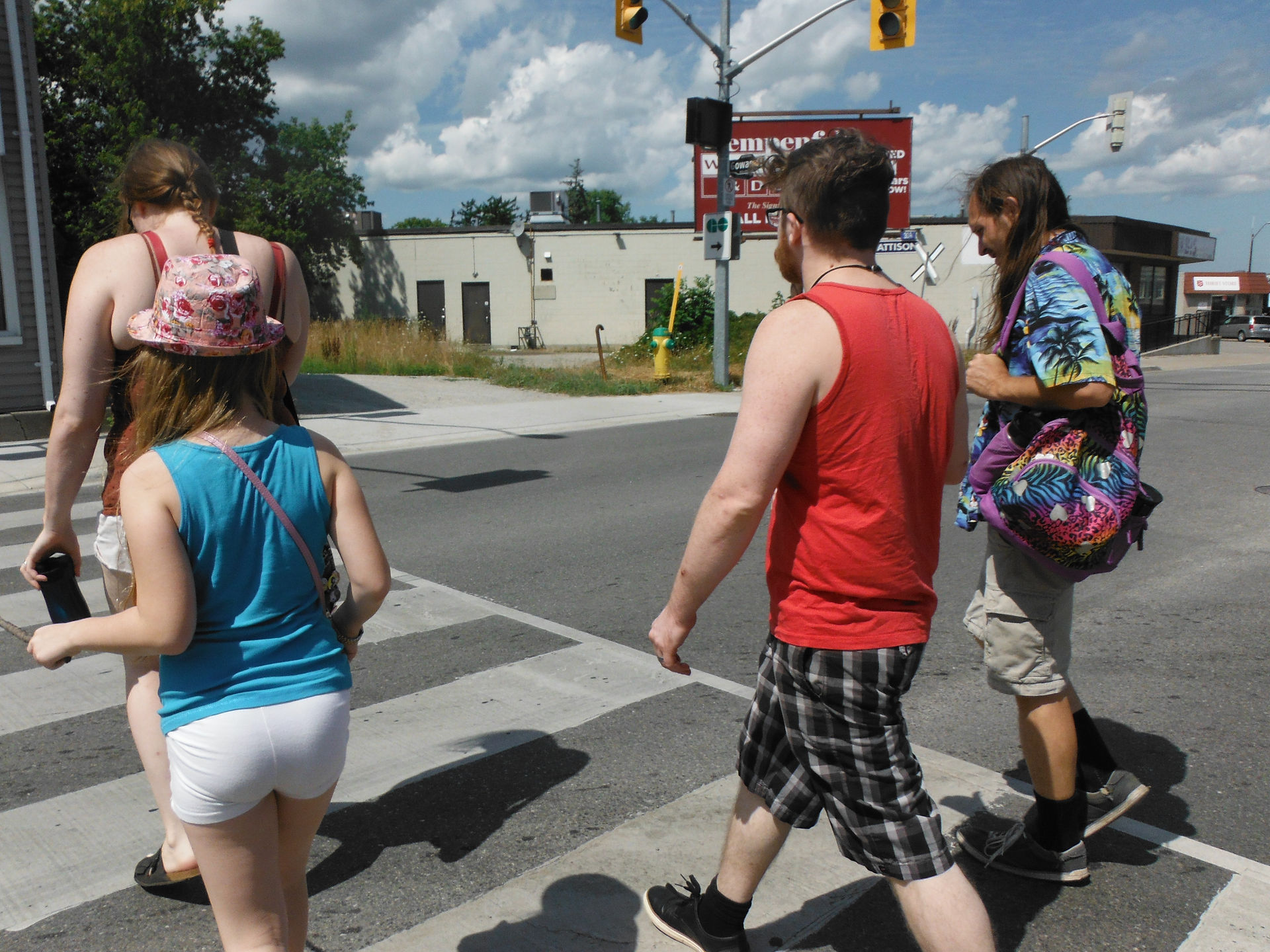 Walking in Downtown Barrie