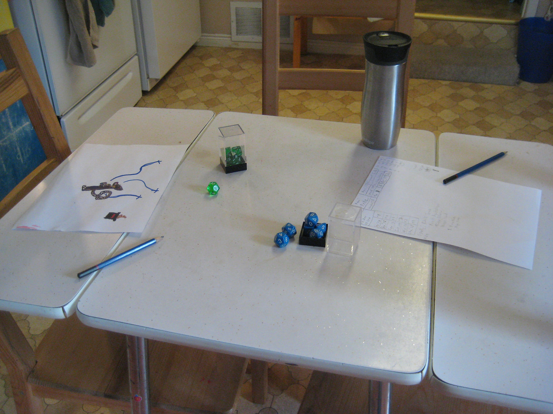 D & D Gaming Set Up