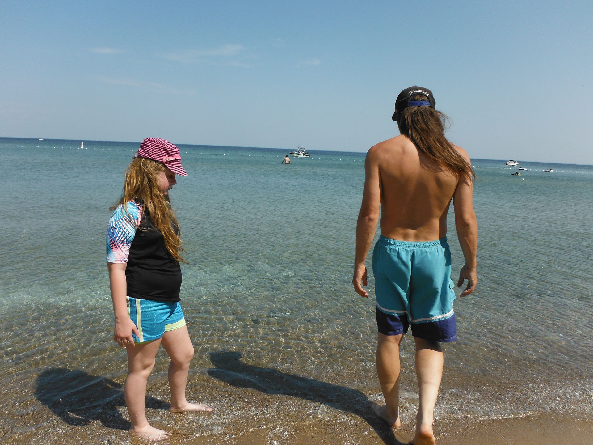 Testing the water.