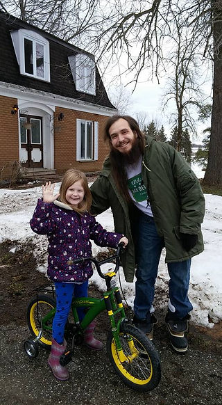 Grand ( Hope's great gramma ) got Hope a new bike! She loves it!